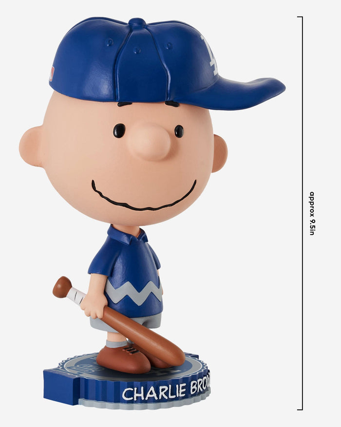 Los Angeles Dodgers Charlie Brown Peanuts Bighead Bobblehead FOCO - FOCO.com