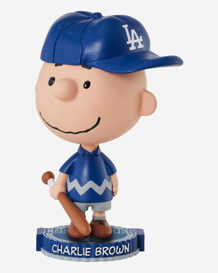 Los Angeles Dodgers Charlie Brown Peanuts Bighead Bobblehead FOCO - FOCO.com