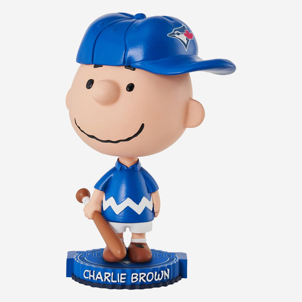 Toronto Blue Jays Charlie Brown Peanuts Bighead Bobblehead FOCO