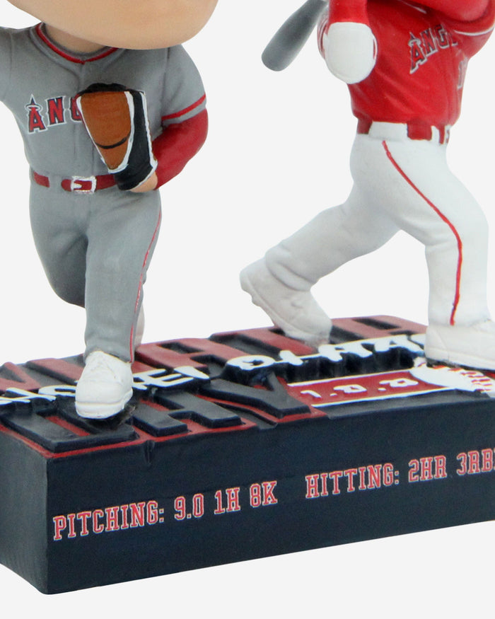 Shohei Ohtani Los Angeles Angels What A Day Dual Mini Bighead Bobblehe FOCO