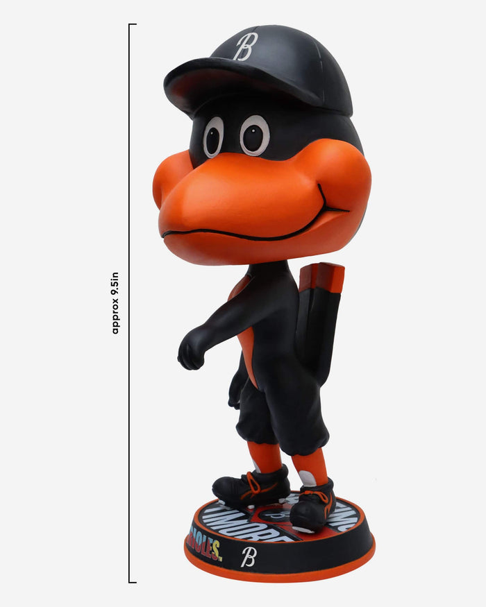 The Oriole Bird Baltimore Orioles 2023 City Connect Field Stripe Mascot Bighead Bobblehead FOCO - FOCO.com