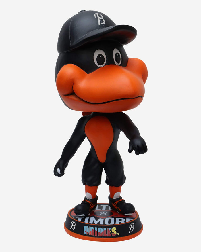 The Oriole Bird Baltimore Orioles 2023 City Connect Field Stripe Mascot Bighead Bobblehead FOCO - FOCO.com