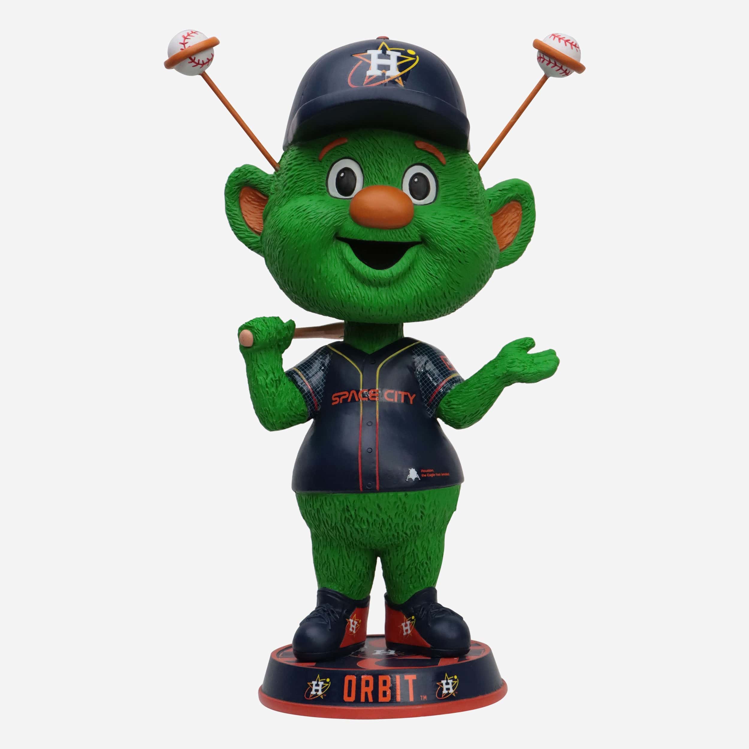Orbit Houston Astros 2023 City Connect Field Stripe Mascot Bighead  Bobblehead