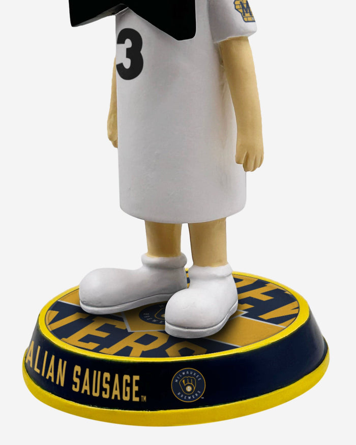 NIB 2007 CHORIZO RACING SAUSAGE MASCOT MILWAUKEE BREWERS BOBBLEHEAD SGA