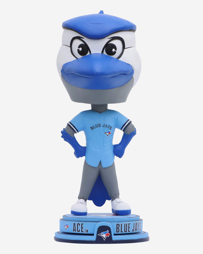 Ace Toronto Blue Jays Powder Blue Uniform Mascot Spinner Bighead Bobblehead FOCO - FOCO.com