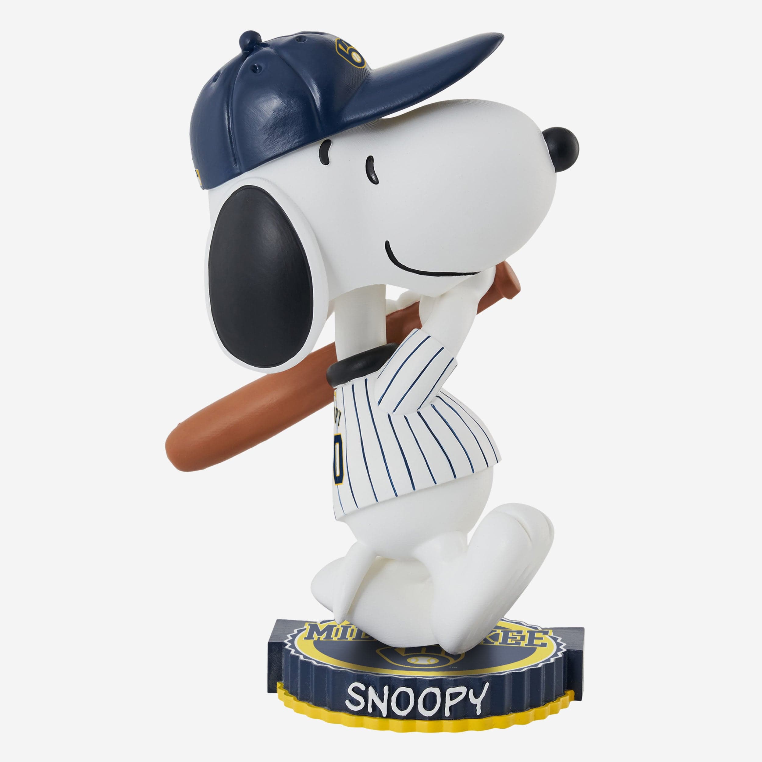 Milwaukee Brewers Snoopy Peanuts Bighead Bobblehead FOCO