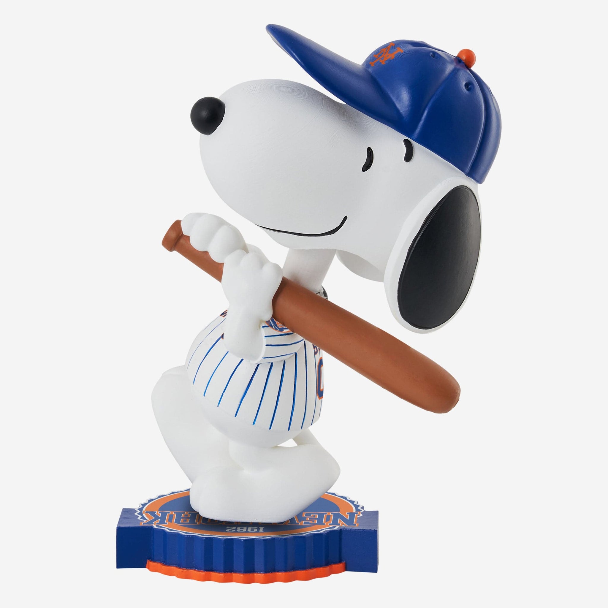 New York Mets Snoopy Peanuts Bighead Bobblehead FOCO