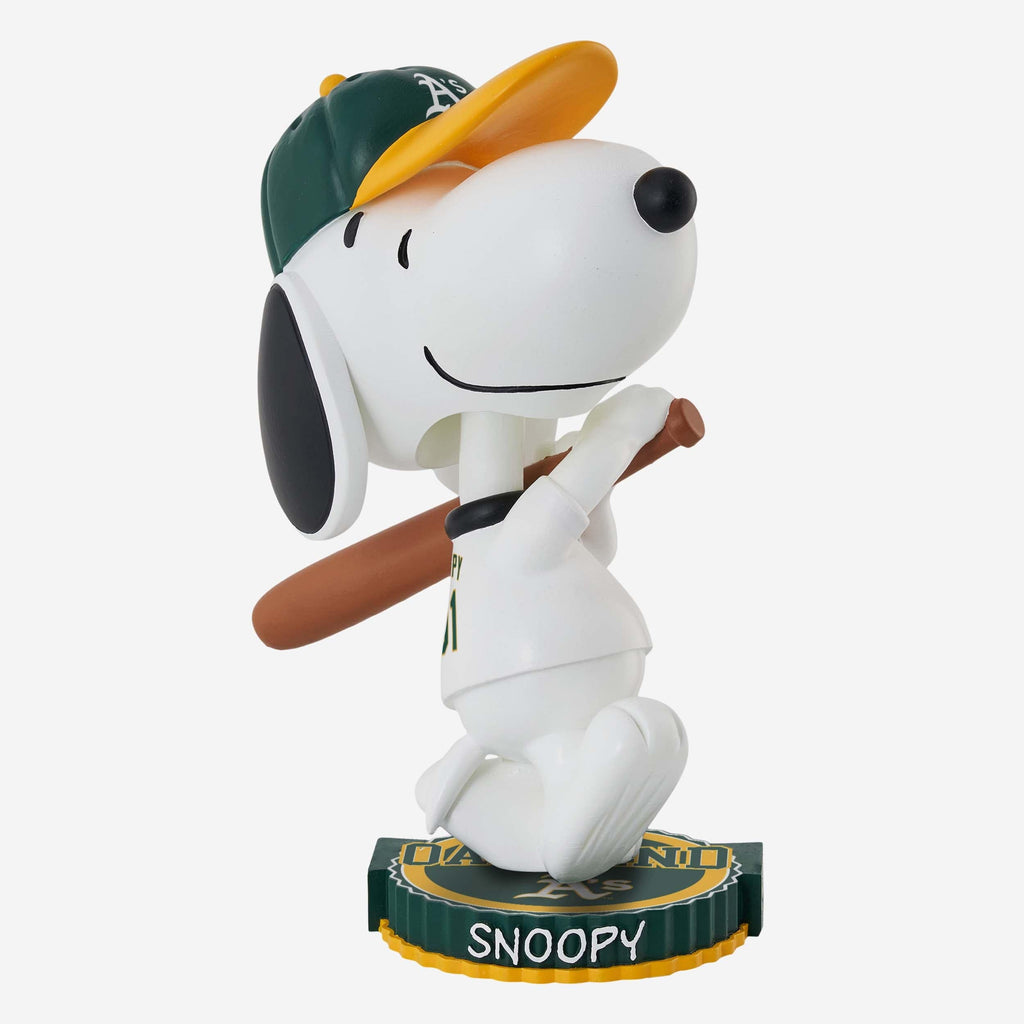 Oakland Athletics Snoopy Peanuts Bighead Bobblehead FOCO