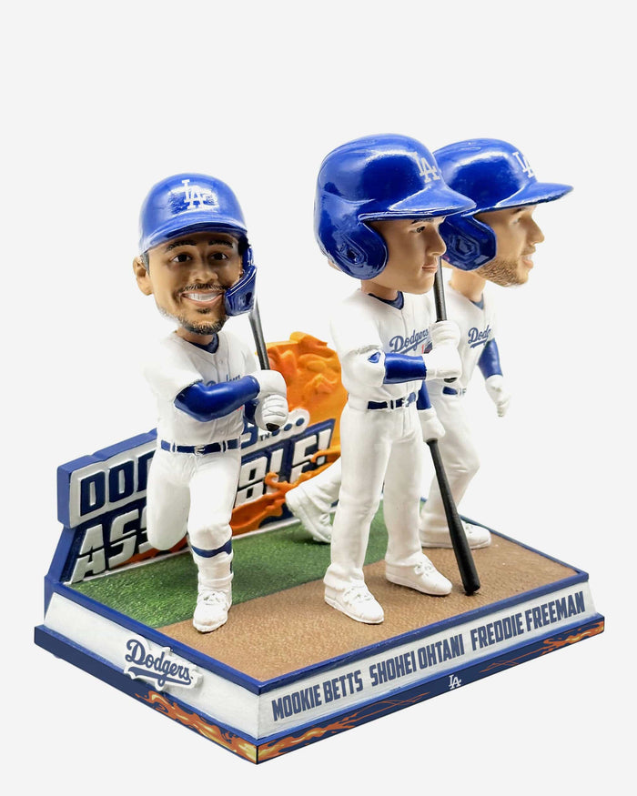 Shohei Ohtani & Freddie Freeman & Mookie Betts Los Angeles Dodgers Big Three Triple Bobblehead FOCO - FOCO.com