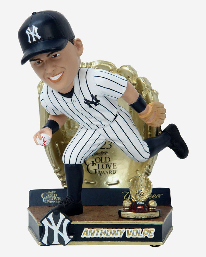 Anthony Volpe New York Yankees 2023 Gold Glove Bobblehead FOCO - FOCO.com