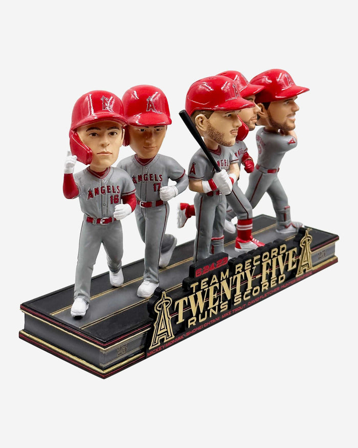 Los Angeles Angels 25-Run Game Mini Bobblehead Scene FOCO - FOCO.com