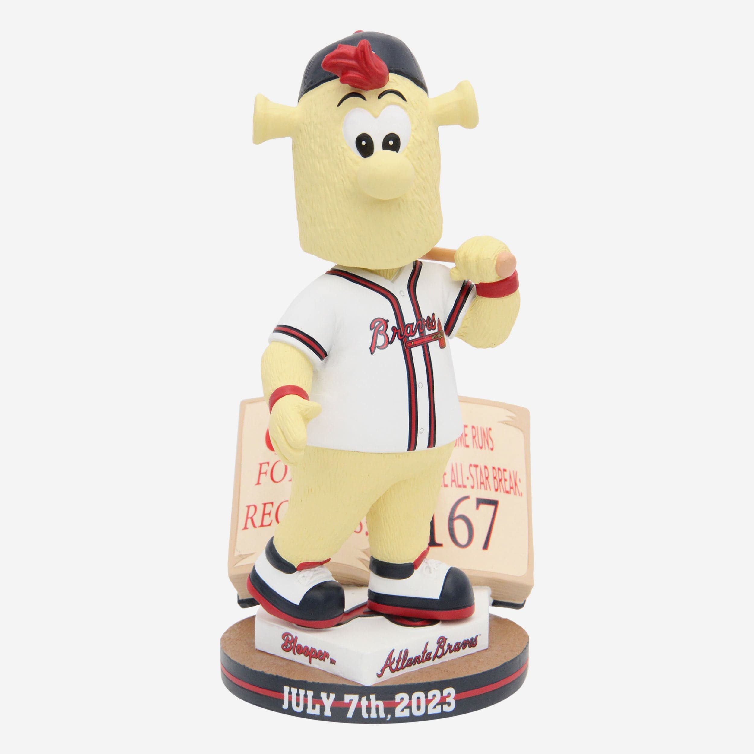 BLOOPER Atlanta Braves Mascot MLB Bobblehead 2023 City Connect Jersey  Edition