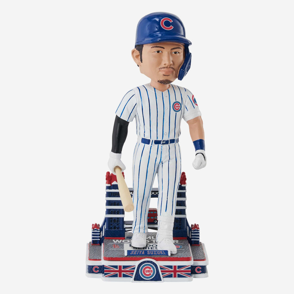 Seiya Suzuki Chicago Cubs 2023 MLB London Series Bobblehead FOCO - FOCO.com