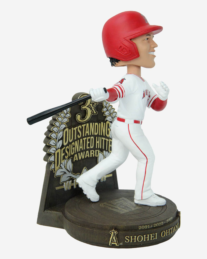 Shohei Ohtani Los Angeles Angels 3x Outstanding Designated Hitter Award Bobblehead FOCO - FOCO.com