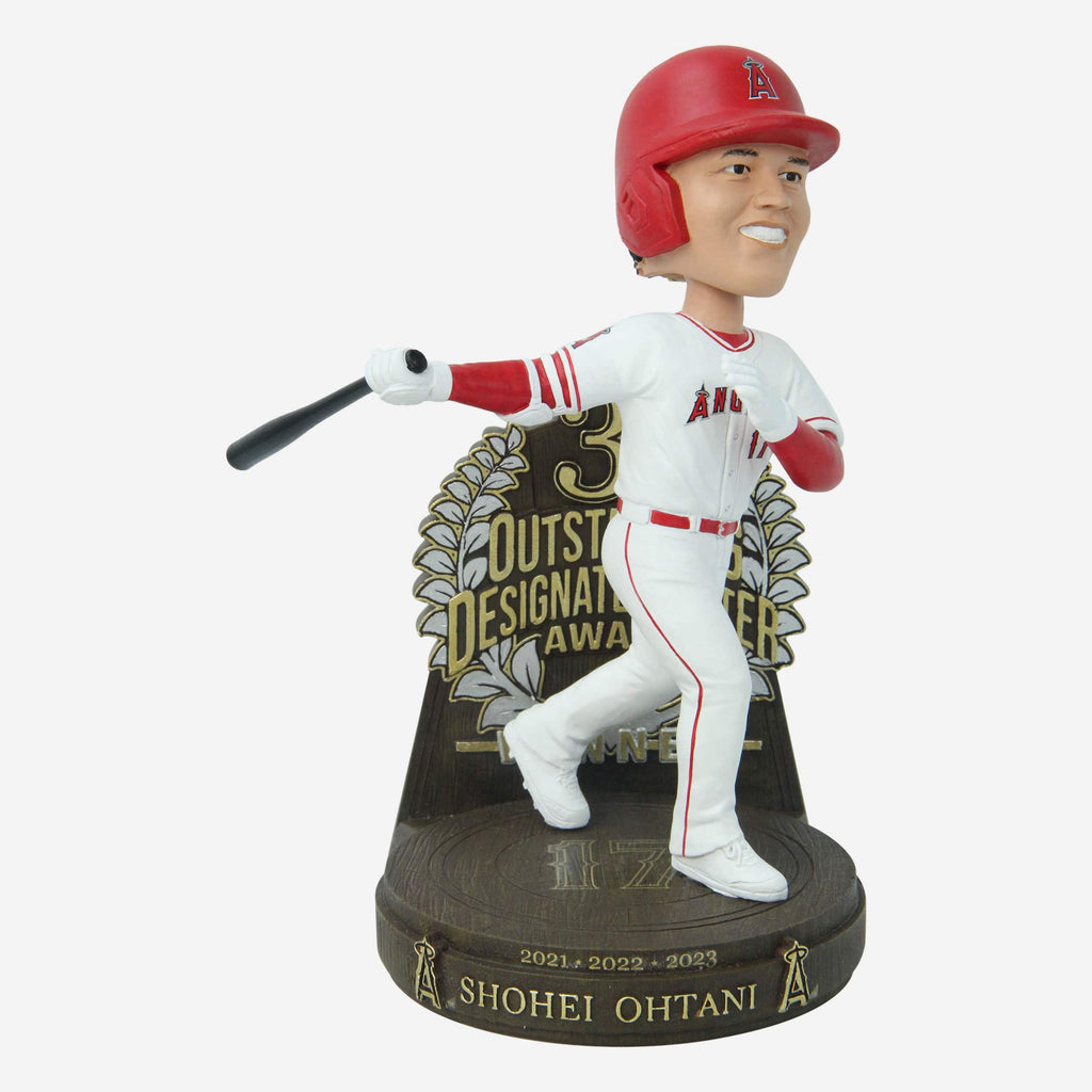 Shohei Ohtani Los Angeles Angels 3x Outstanding Designated Hitter Award Bobblehead FOCO - FOCO.com