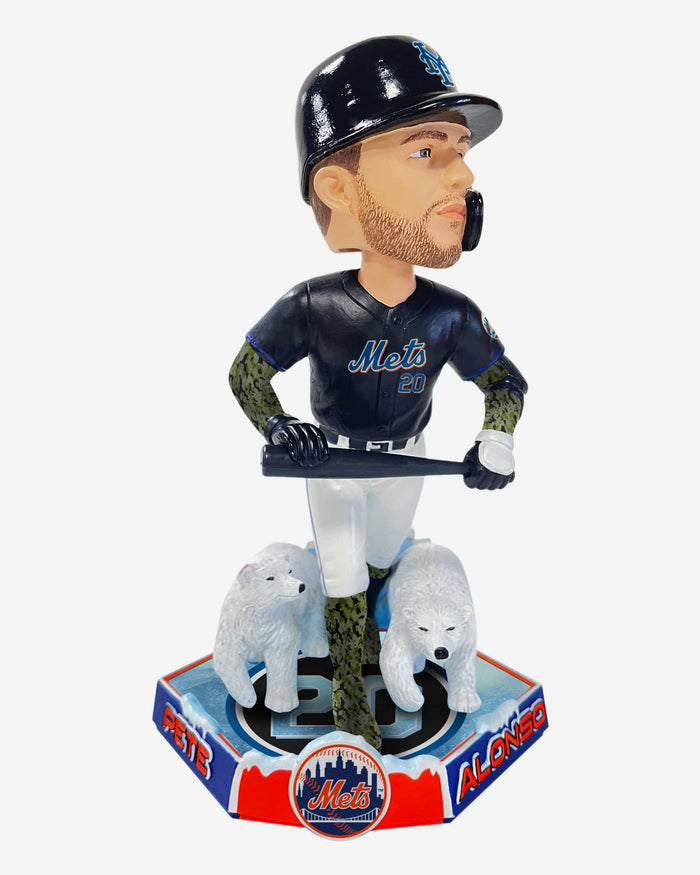 Pete Alonso New York Mets Polar Bear Bobblehead FOCO - FOCO.com