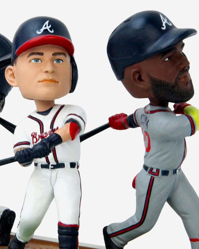 Atlanta Braves Single-Season Home Run Record Mini Bobblehead Scene FOCO - FOCO.com