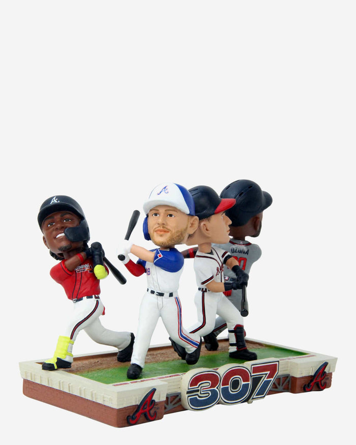 Atlanta Braves Single-Season Home Run Record Mini Bobblehead Scene FOCO - FOCO.com