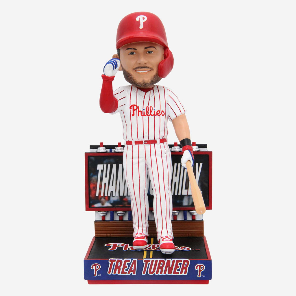 Trea Turner Philadelphia Phillies Thank You Billboard Bobblehead FOCO - FOCO.com