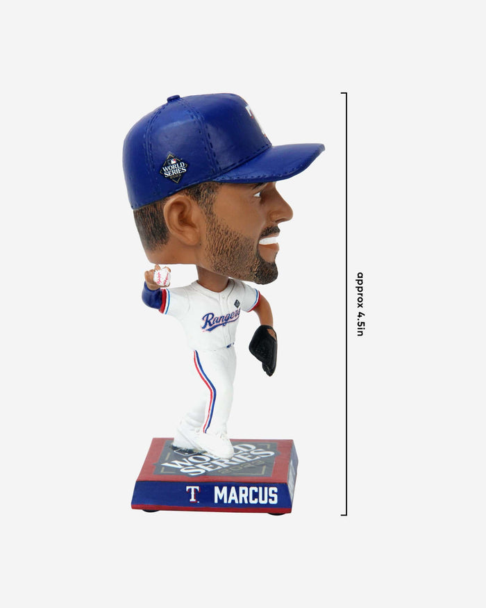 Marcus Semien Texas Rangers World Series Mini Bighead Bobblehead FOCO - FOCO.com