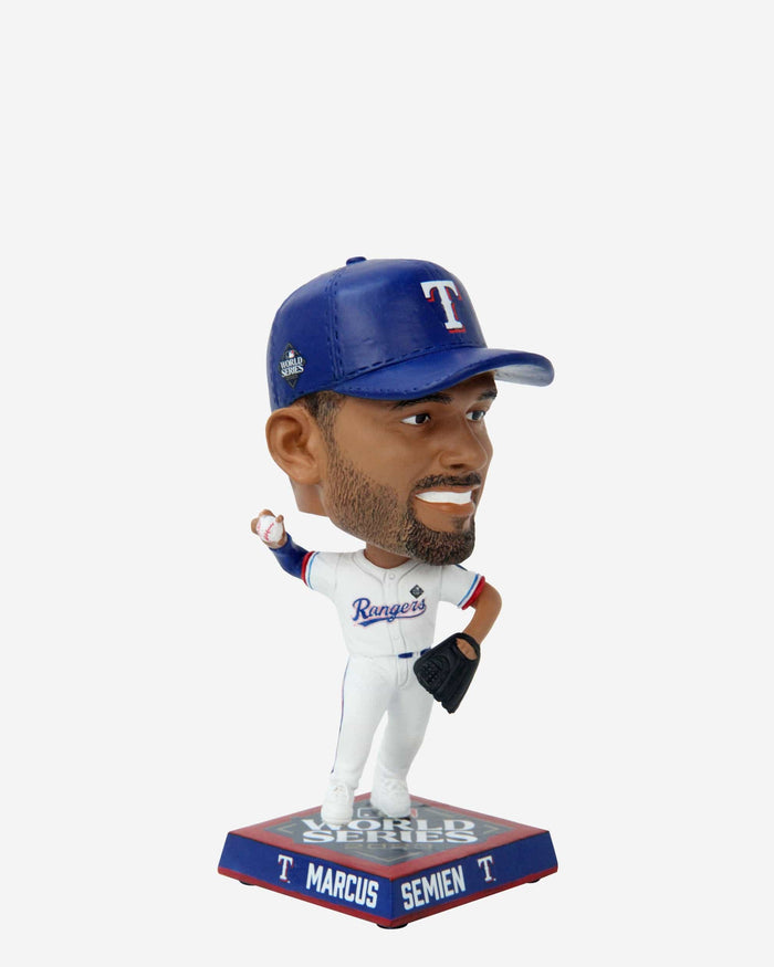 Marcus Semien Texas Rangers World Series Mini Bighead Bobblehead FOCO - FOCO.com