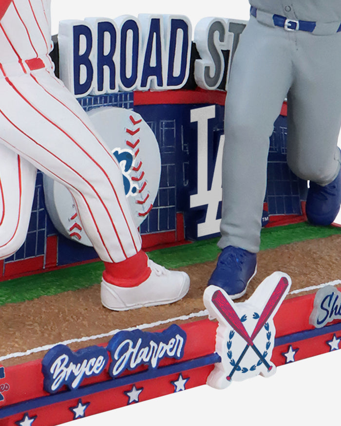 Bryce Harper & Shohei Ohtani Philadelphia Phillies & Los Angeles Dodgers Battle off Broad Street Bobblehead FOCO - FOCO.com