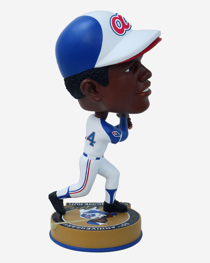 Hank Aaron Atlanta Braves 715 Home Run 50th Anniversary Bighead Bobblehead FOCO - FOCO.com