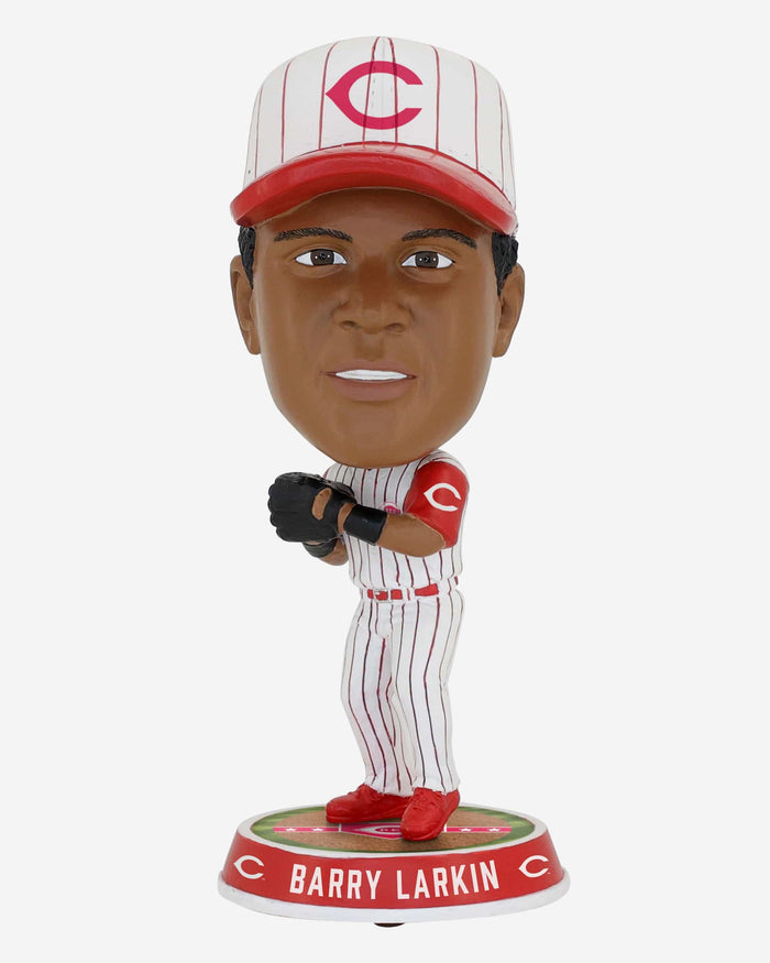 Barry Larkin Cincinnati Reds Field Stripe Bighead Bobblehead FOCO - FOCO.com