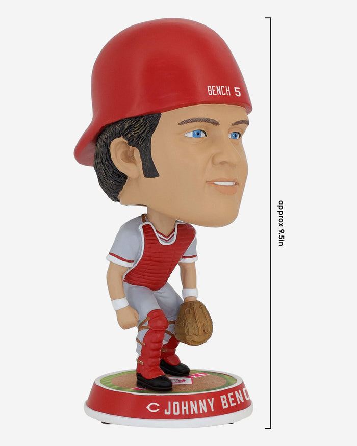 Johnny Bench Cincinnati Reds Field Stripe Bighead Bobblehead FOCO - FOCO.com