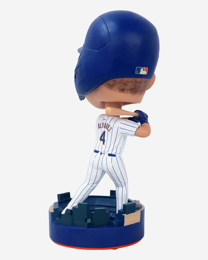 Francisco Alvarez New York Mets Stadium Base Bighead Bobblehead FOCO - FOCO.com