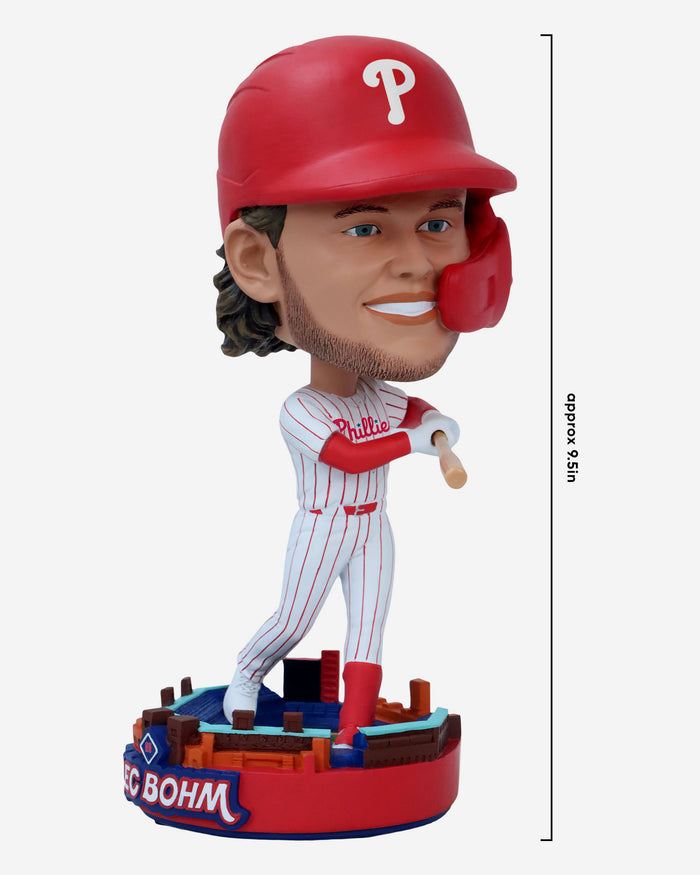 Alec Bohm Philadelphia Phillies Stadium Base Bighead Bobblehead FOCO - FOCO.com