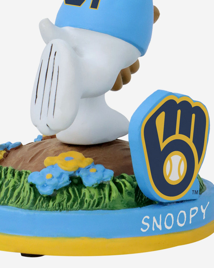 Milwaukee Brewers Snoopy Peanuts City Connect Bobblehead FOCO - FOCO.com