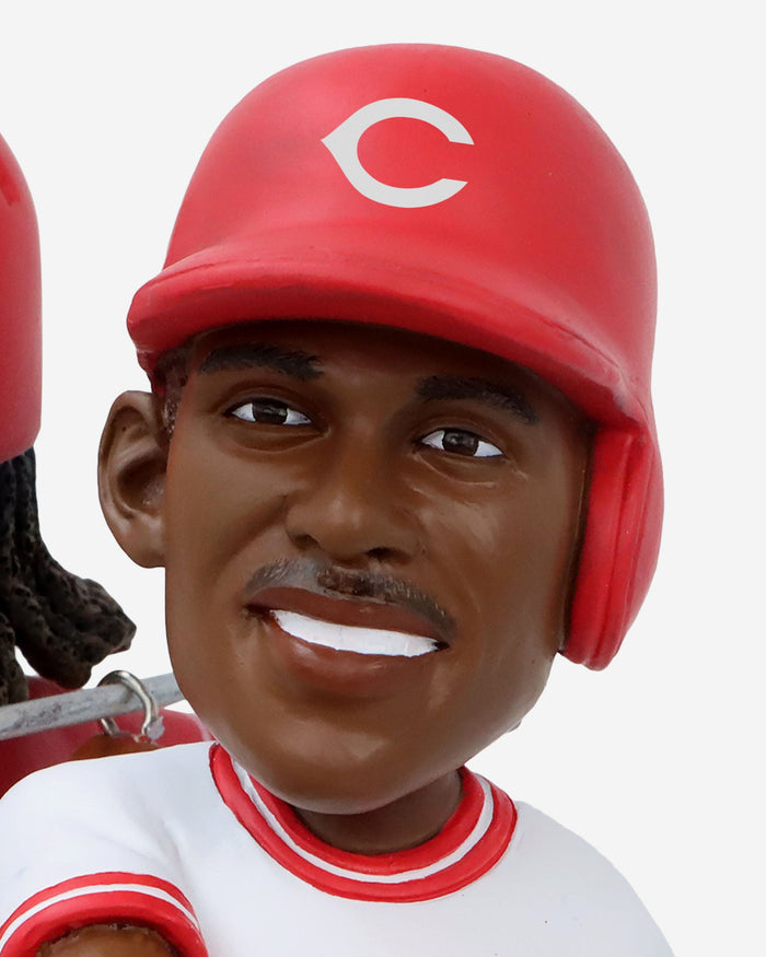 Eric Davis & Elly De La Cruz Cincinnati Reds Famous 44s Dual Spinning Bobblehead FOCO - FOCO.com