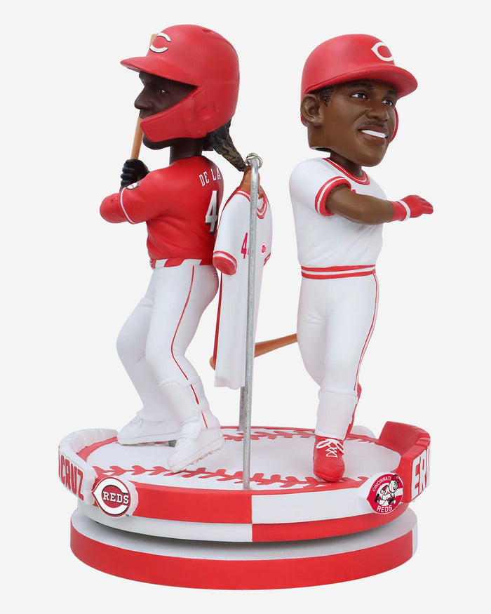 Eric Davis & Elly De La Cruz Cincinnati Reds Famous 44s Dual Spinning Bobblehead FOCO - FOCO.com