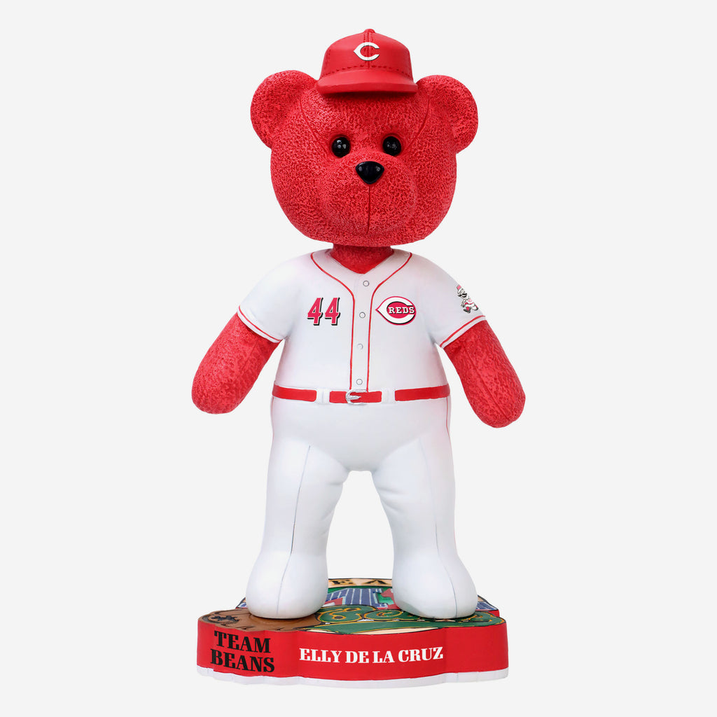 Elly De La Cruz Cincinnati Reds Team Beans Player Bear Bobblehead FOCO - FOCO.com