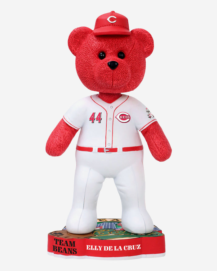 Elly De La Cruz Cincinnati Reds Team Beans Player Bear Bobblehead FOCO - FOCO.com