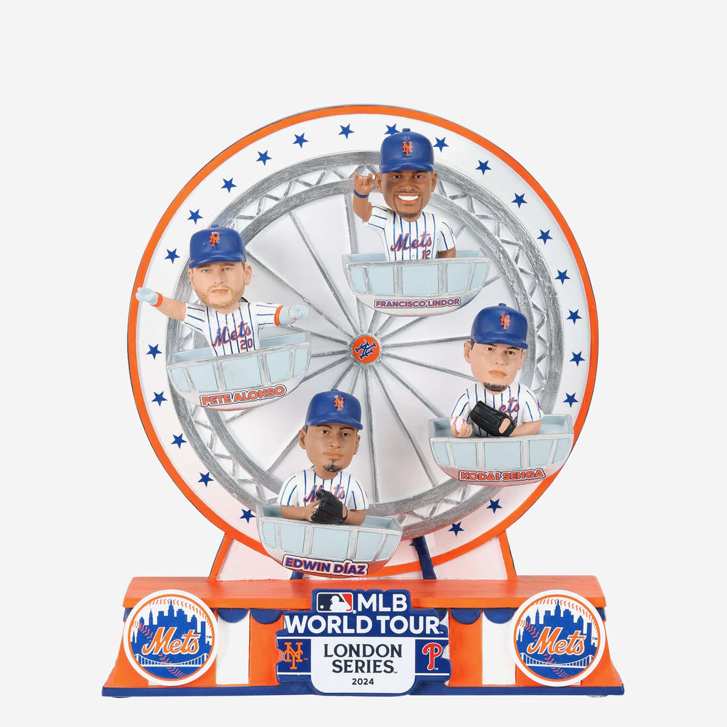 New York Mets 2024 MLB London Series Ferris Wheel Mini Bobblehead Scene FOCO - FOCO.com