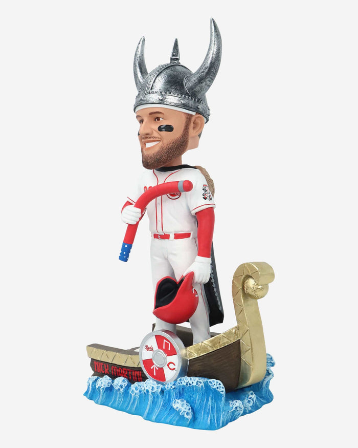 Nick Martini Cincinnati Reds Viking Hat Home Run Celebration Bobblehead FOCO - FOCO.com