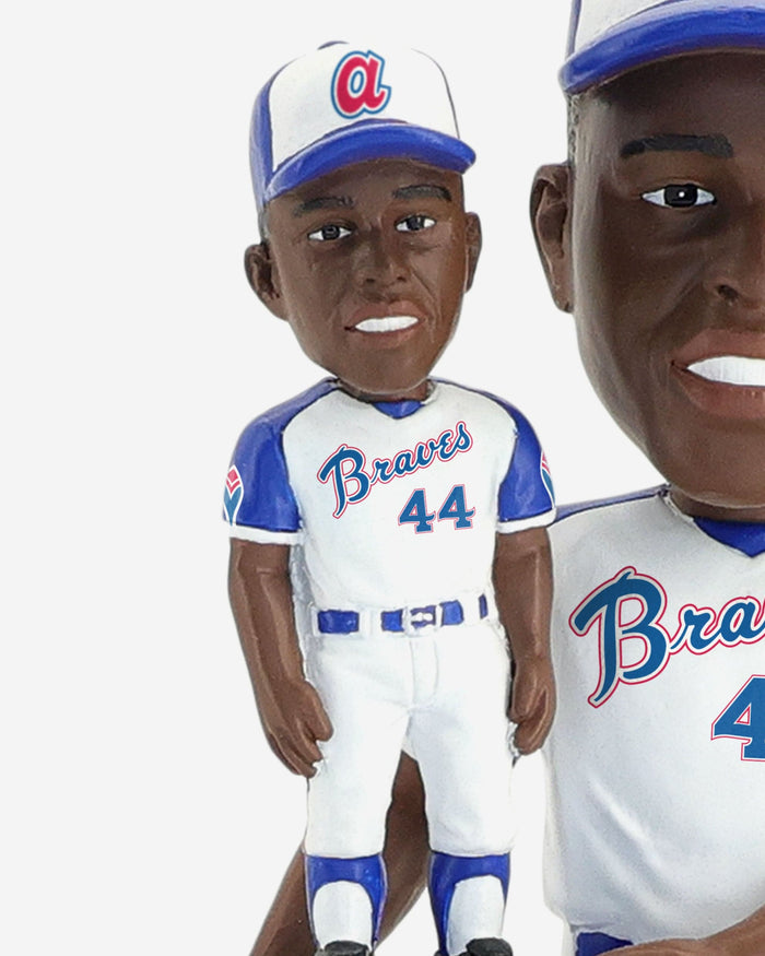 Hank Aaron Atlanta Braves Bobble Dubblz Bobblehead FOCO - FOCO.com