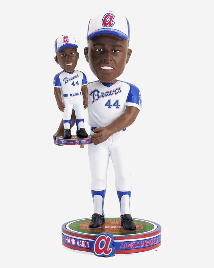 Hank Aaron Atlanta Braves Bobble Dubblz Bobblehead FOCO - FOCO.com