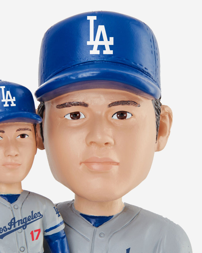 Shohei Ohtani Los Angeles Dodgers Away Uniform Bobble Dubblz Bobblehead FOCO - FOCO.com