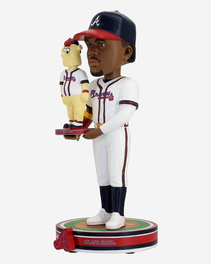 Ronald Acuna Jr & Blooper Atlanta Braves Bobble Dubblz Friendz Bobblehead FOCO - FOCO.com