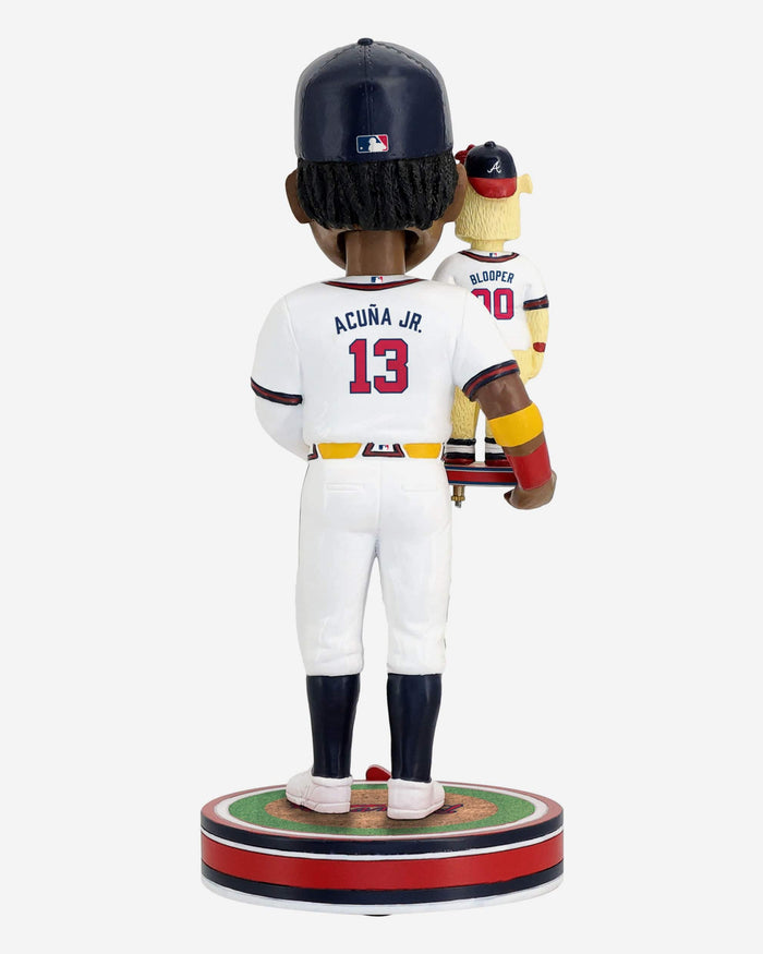 Ronald Acuna Jr & Blooper Atlanta Braves Bobble Dubblz Friendz Bobblehead FOCO - FOCO.com