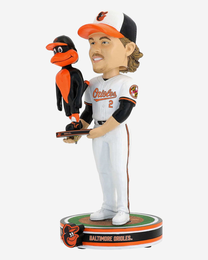 Gunnar Henderson & The Oriole Bird Baltimore Orioles Bobble Dubblz Friendz Bobblehead FOCO - FOCO.com