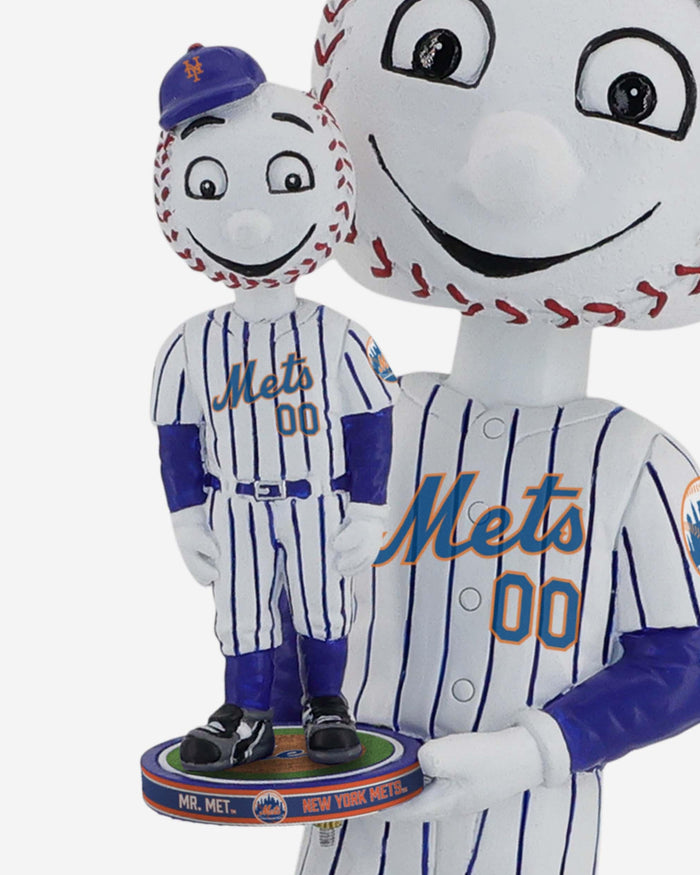 Mr Met New York Mets Bobble Dubblz Mascot Bobblehead FOCO