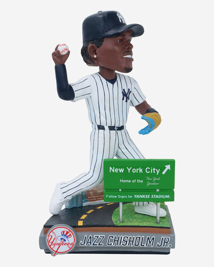 Jazz Chisholm Jr New York Yankees Next Stop Bobblehead FOCO - FOCO.com