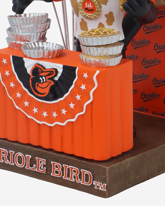 The Oriole Bird Baltimore Orioles Pie Eating Contest Mascot Bobblehead FOCO - FOCO.com