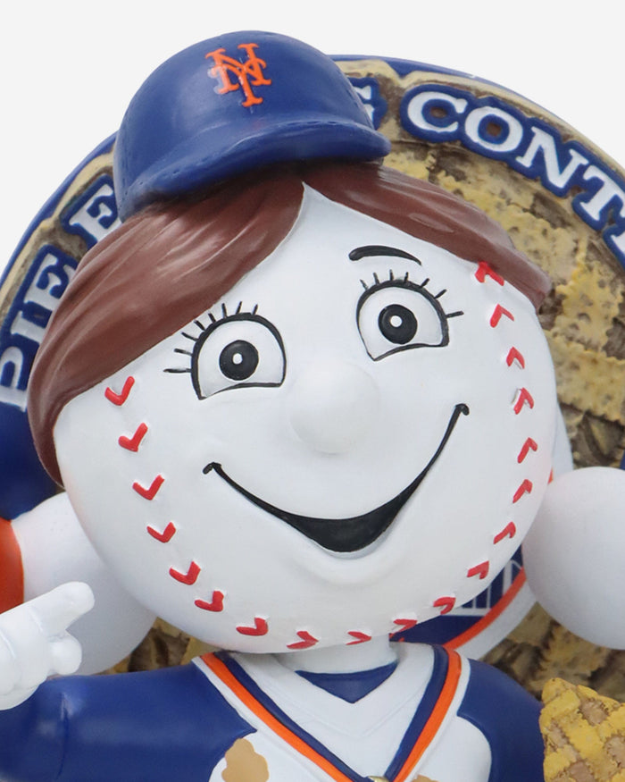 Mrs Met New York Mets Pie Eating Contest Mascot Bobblehead FOCO - FOCO.com