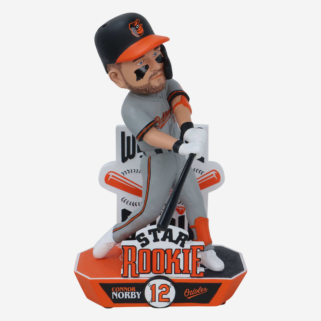 Connor Norby Baltimore Orioles Star Rookie Bobblehead FOCO - FOCO.com