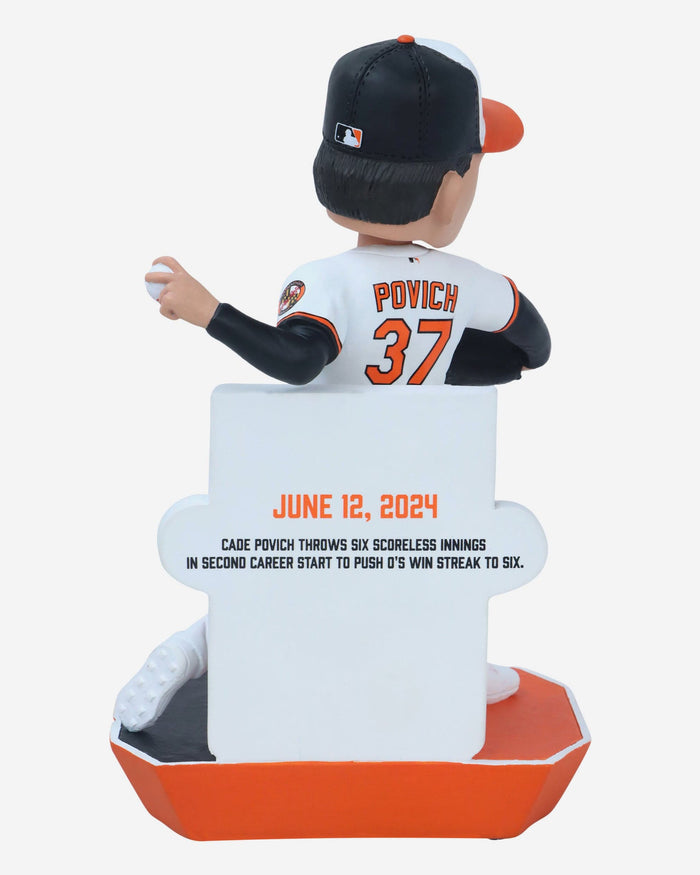 Cade Povich Baltimore Orioles Rookie Bobblehead FOCO - FOCO.com